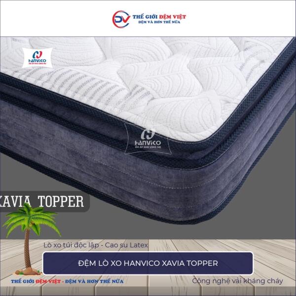 Đệm lò xo Hanvico Xavia Topper 3